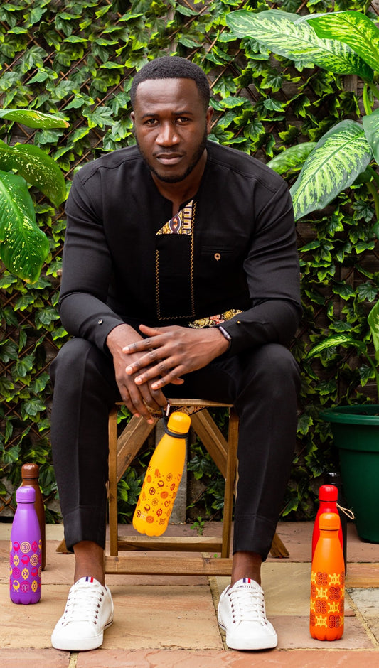 Founder P.Y Adjei shares the Brim's story. - Brim’s Bottles