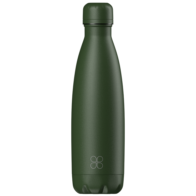 Forest Green stainless steel water bottle