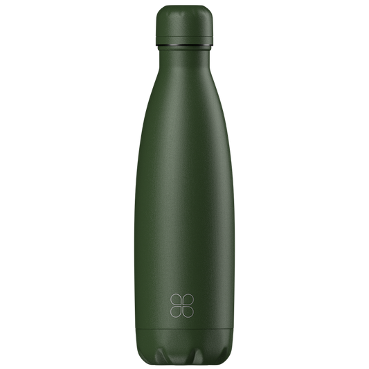 Forest Green stainless steel water bottle