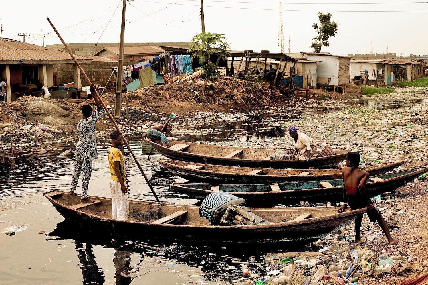 Plastic pollution in Accra
