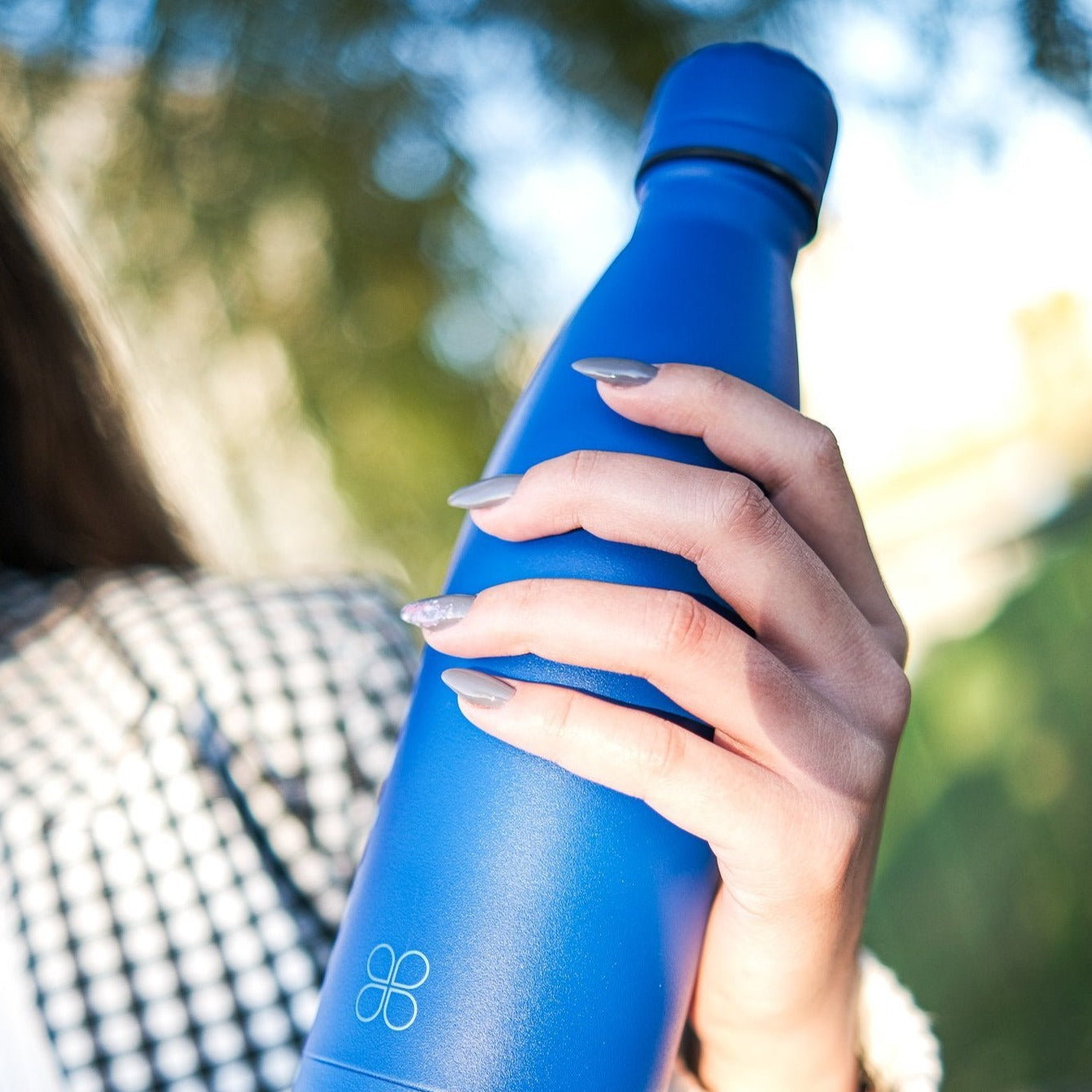 Night Blue Water Bottle, Reusable Metal Bottles